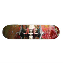 Seoul Autumn Japanese Garden Skate Board Decks