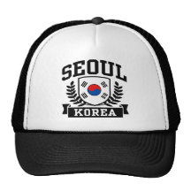 Seoul Korea Mesh Hat