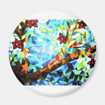 Seoul Spring Refrigerator Magnet