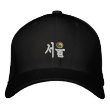 Seoul Tricolor Cap Embroidered Hats