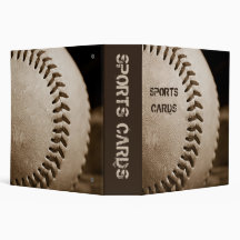 Sepia Baseball 2" Sports Cards Album Binders