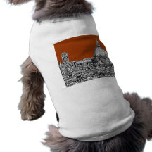 Sepia brown Florence Doggie T Shirt
