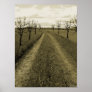 sepia field_Background Print