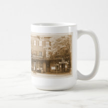 Sepia Harpers Ferry WV Dry Goods Store Mug