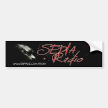 SEPIA Radio Bumper Sticker / SRN Bumper Sticker