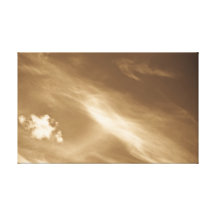 sepia sky gallery wrap canvas