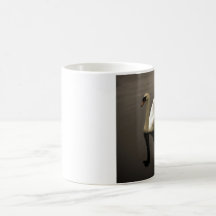 sepia swan mug