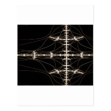 Sepia Toned Abstract Post Card