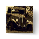 Sepia Toned Antique Vintage Truck buttons