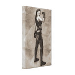 Sepia Toned Female Heroine Fantasy Art Piece