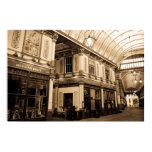 Sepia Toned image of Leadenhall Market London posters