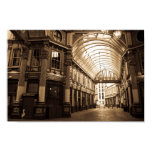 Sepia Toned image of Leadenhall Market London posters