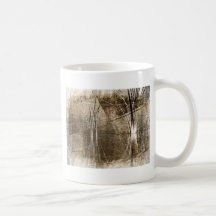 Sepia Waterscape Mugs