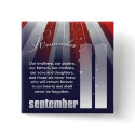 September 11 - Patriotic Remembrance Pin buttons