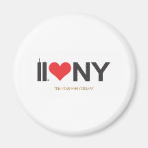 September 11 Twin Towers Love NY Magnets