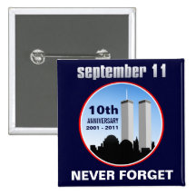 September 11th - 9/11 10th Anniversary WTC Pins