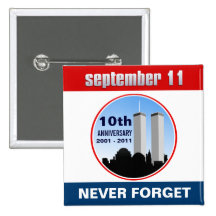 September 11th - 9/11 10th Anniversary WTC Pins