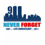 September 11th - Never Forget - WTC Skyline Shirt