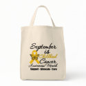 September is Childhood cancer Awareness Month v2 bags