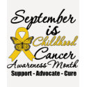 September is Childhood cancer Awareness Month v2 t-shirts