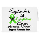 September is Lymphoma  Awareness Month Greeting Cards