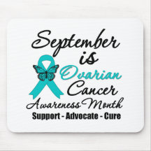 September is Ovarian Cancer Awareness Month Mousepads