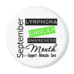 September - Lymphoma  Awareness Month magnets