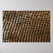 Sequined dress poster