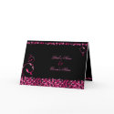 Sequinned Wedding Invitation :: Fuschia cards