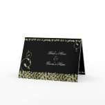 Sequinned Wedding Invitation :: Gold Card