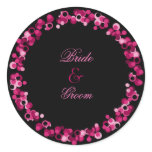 Sequinned Wedding Sticker :: Fuschia