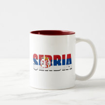 Serbia logo flag Srbija logo for soccer supporters Coffee Mug