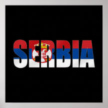 Serbia logo flag Srbija logo for soccer supporters Posters