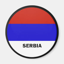 Serbia Roundel quality Flag Magnet