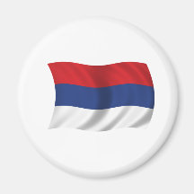 Serbian flag magnets