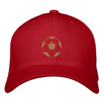 Serbian flag soccer ball Srbija embroidered cap Embroidered Baseball Caps