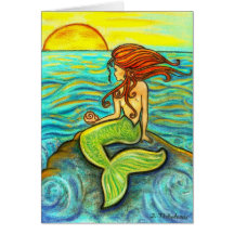 "Serena by the Sea" Mermaid Greeting Cards