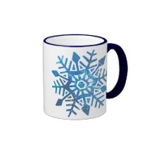Serene Snowflake Mugs