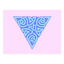 Serene Triangle Knot Postcard