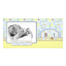 Serengeti Baby Photo Card