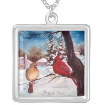 Sérénité d'hivers pendentifs