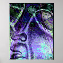 Serenity Blue Art Print