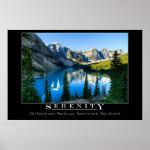 Serenity - Motivational Poster