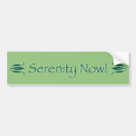 Serenity Now! Bumper Sticker