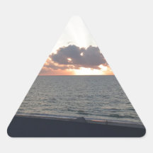 Serenity Now Triangle Sticker