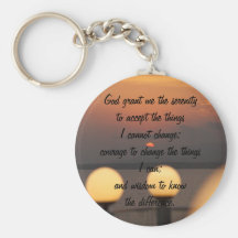 Serenity Prayer Keychain