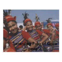 Serenjing Pala of Garo people Postcards