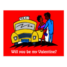Serez-vous mon Valentine ? 5 Carte Postale
