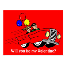 Serez-vous mon Valentine ? 8 Cartes Postales