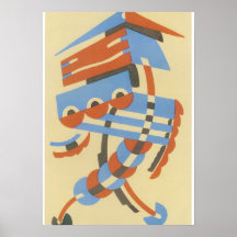 Serge Gladky Jazz Art Poster